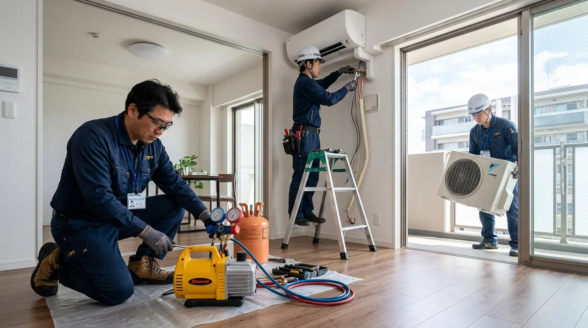 エアコン撤去作業時間を短縮する方法と注意点を徹底解説