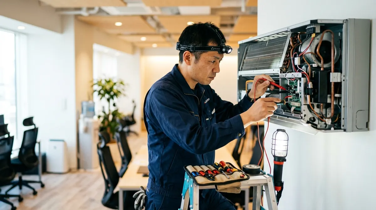 業務用エアコンは買い替えと修理どっち?|判断基準と費用相場を徹底解説