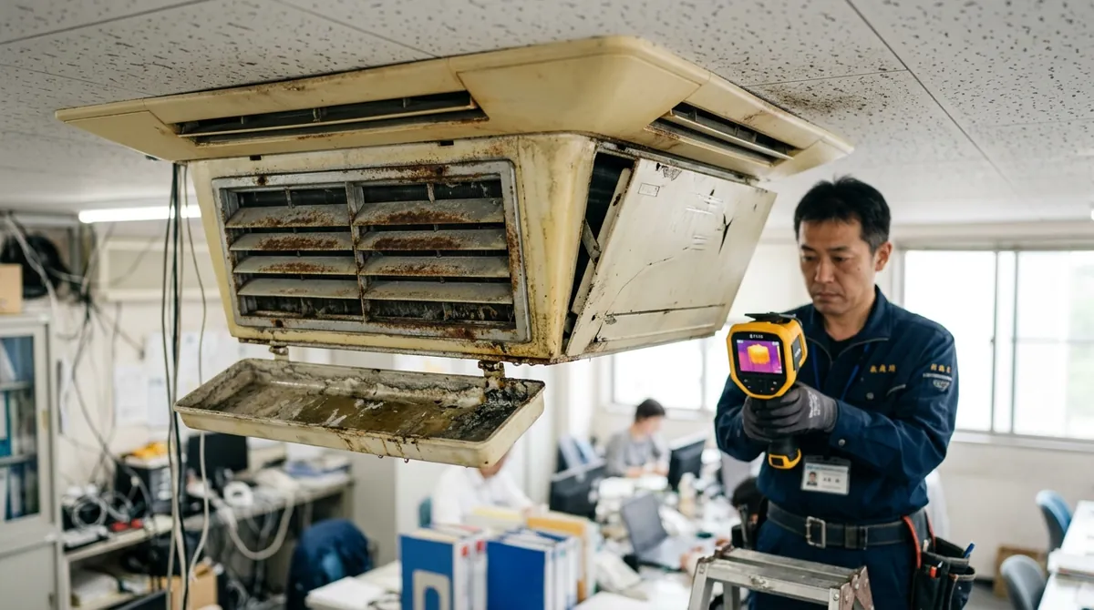 業務用エアコン入れ替えのベストタイミングを見極める方法