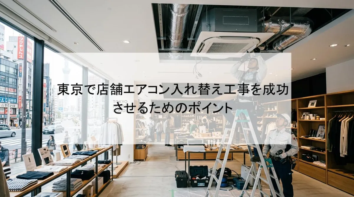 東京で店舗エアコン入れ替え工事を成功させるためのポイント