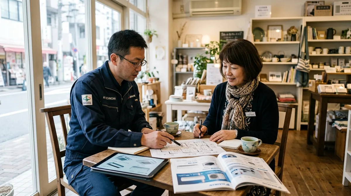 東京で店舗エアコン入れ替え工事を成功させるためのポイント