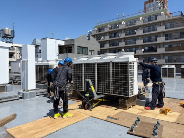 建物1棟の空調機改修工事